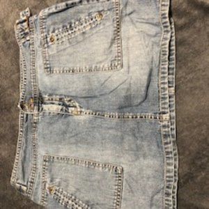 OLD NAVY BRAND BLUE JEAN MINI SKIRT